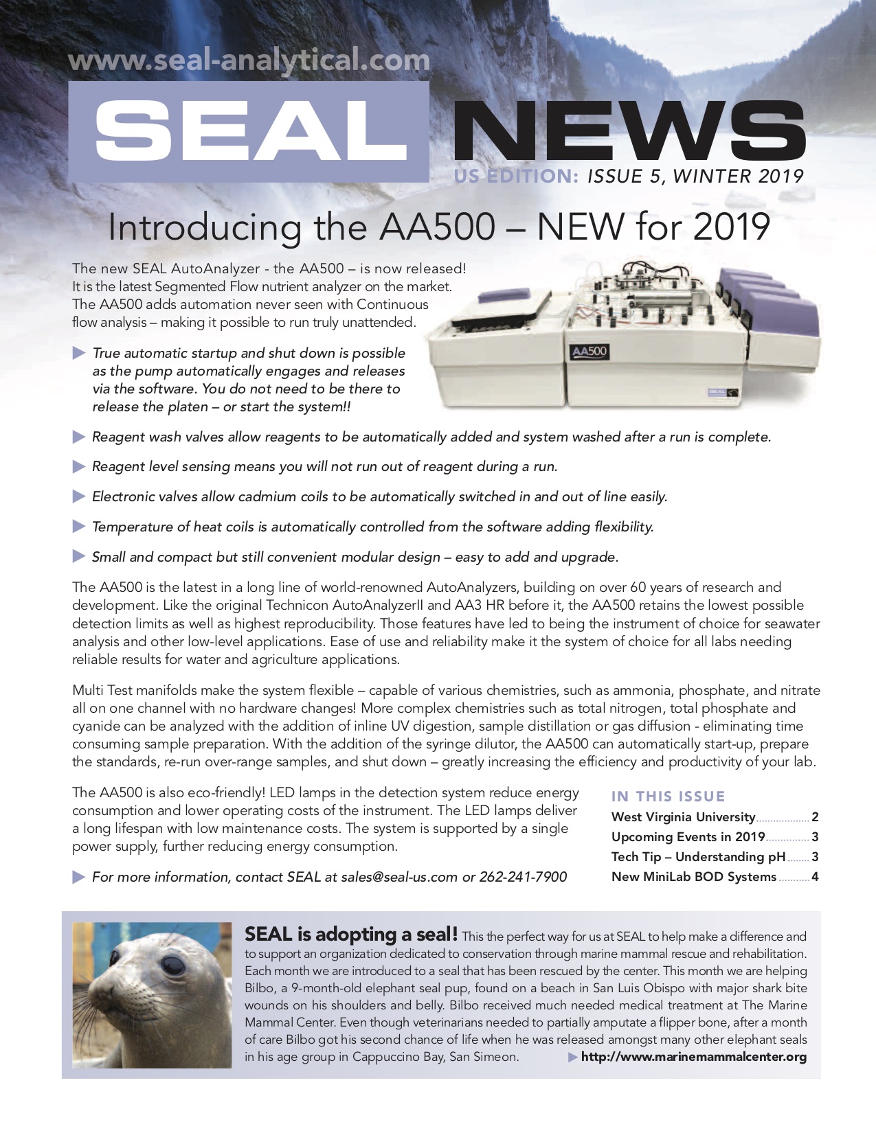 SEAL Analytical Newsletter Winter 2019 Page 1