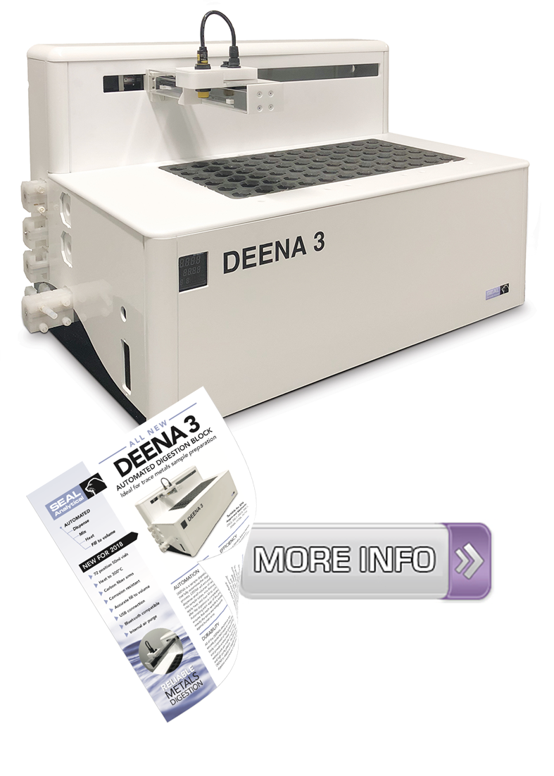 DeenA3 Automated Sample Digestion for Metals